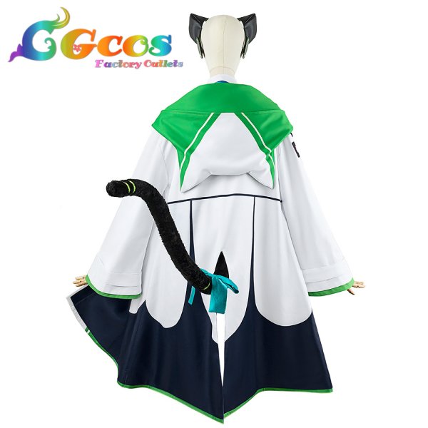 画像4: 「一部在庫あり」ブルーアーカイブ 才羽ミドリ コスプレ衣装 (4)