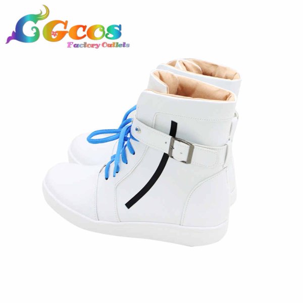 画像3: プロジェクトセカイ カラフルステージ!feat.初音ミク コスプレ靴 白石杏 コスプレブーツ コスプレ衣装 (3)