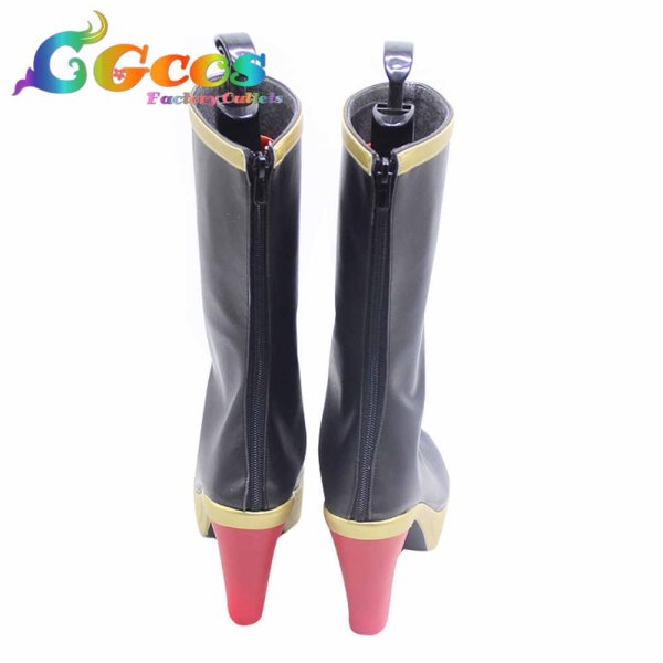 画像3: バーチャルYouTuber VTuber ChroNoiR コスプレ靴 ブラッディ・グルービー 葛葉 くずは コスプレブーツ コスプレ衣装 (3)