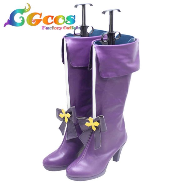 画像2: 転生王女と天才令嬢の魔法革命　コスプレ靴　アニスフィア・ウィン・パレッティア　コスプレブーツ　コスプレ衣装 (2)