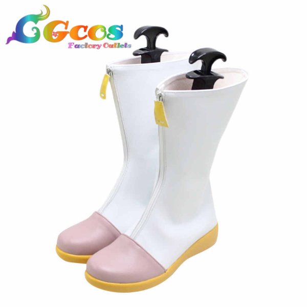 画像2: バーチャルYouTuber Vtuber コスプレ靴 猫宮ひなた Nekomiya Days コスプレブーツ コスプレ衣装 (2)