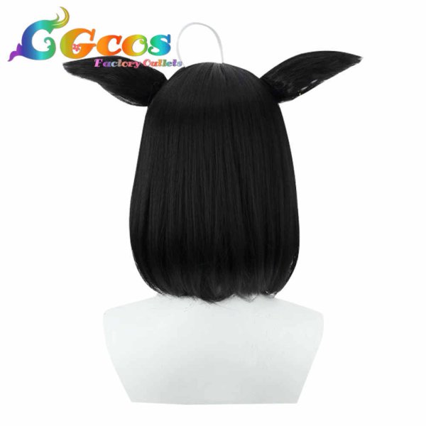 画像2: ウマ娘プリティーダービー ウィッグ マンハッタンカフェ 短髪 コスプレ衣装 (2)