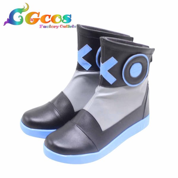 画像2: プロジェクトセカイ カラフルステージ!feat.初音ミク コスプレ靴 マバリック・マスクスーツ 目にも留まらぬぷよ捌き 東雲彰人 青柳冬弥 コスプレブーツ コスプレ衣装 (2)