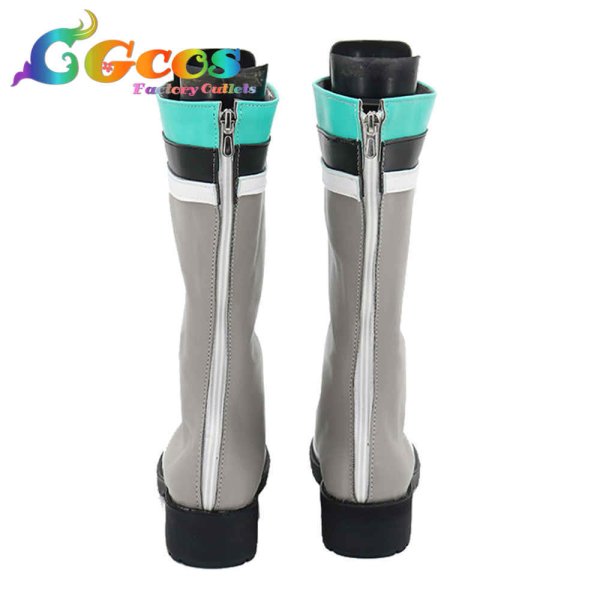 画像3: バーチャルYouTuber VTuber コスプレ靴 森森鈴蘭 Linglan Lily コスプレブーツ コスプレ衣装 (3)