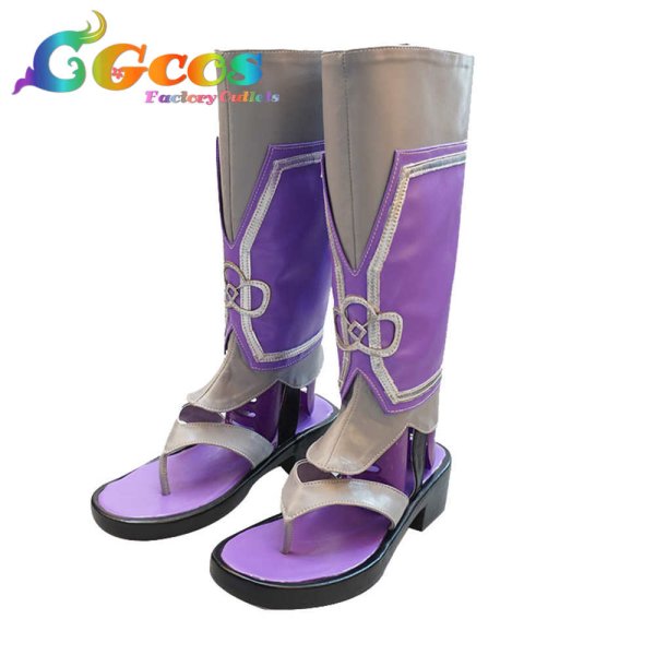 画像3: NU:カーニバル コスプレ靴 神秘の妖狐 玖夜 コスプレブーツ コスプレ衣装 (3)