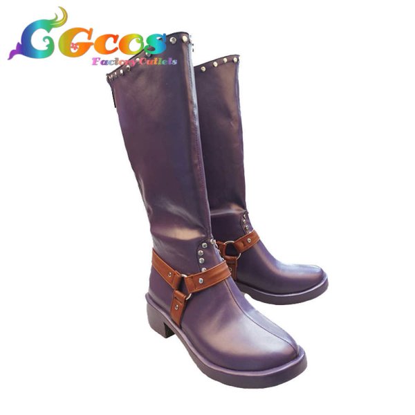 画像3: バーチャルYouTuber VTuber コスプレ靴 Shu Yamino 闇ノシュウ デビュー1周年記念 コスプレブーツ コスプレ衣装 (3)