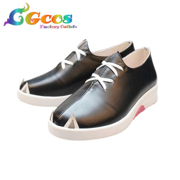 画像2: バーチャルYouTuber VTuber コスプレ靴 猫汰つな 初期衣装 コスプレブーツ コスプレ衣装 (2)