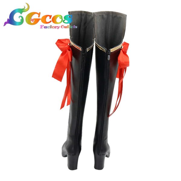 画像3: バーチャルYouTuber VTuber コスプレ靴 メリーウェザー Merryweather コスプレブーツ コスプレ衣装 (3)