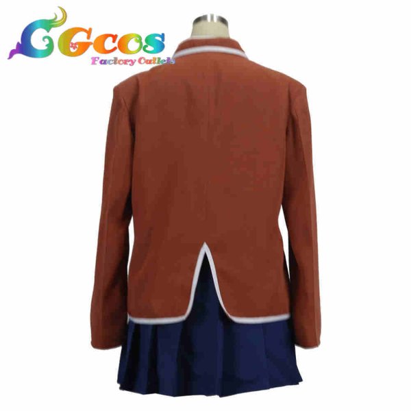 画像3: ギルティクラウン 楪いのり 制服 コスプレ衣装 (3)