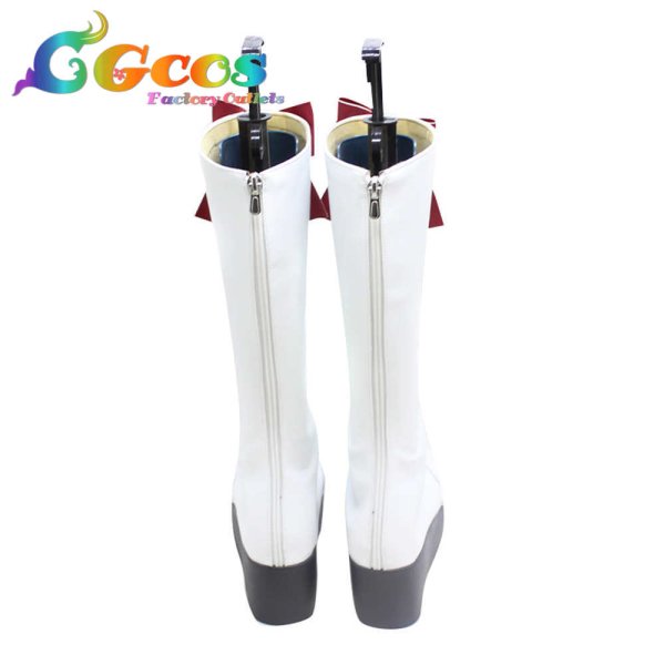 画像3: バーチャルYouTuber　VTuber　コスプレ靴　橘ひなの　白軍服　コスプレブーツ　コスプレ衣装 (3)