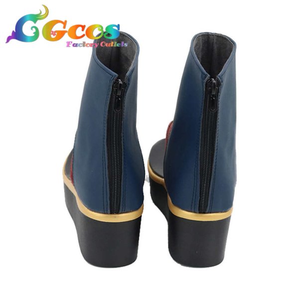 画像3: あんさんぶるスターズ! コスプレ靴 祭の直前 三毛縞斑 コスプレブーツ コスプレ衣装 (3)