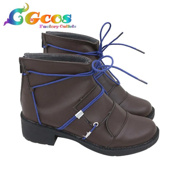 画像2: アークナイツ コスプレ靴 3周年記念 ルーメン Lumen コスプレブーツ コスプレ衣装 (2)