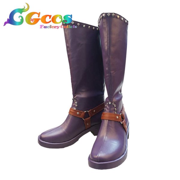 画像2: バーチャルYouTuber VTuber コスプレ靴 Shu Yamino 闇ノシュウ デビュー1周年記念 コスプレブーツ コスプレ衣装 (2)