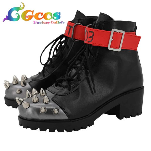 画像3: 勝利の女神:NIKKE コスプレ靴 クロウ コスプレブーツ コスプレ衣装 (3)