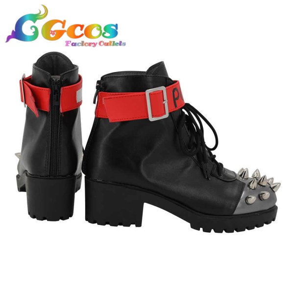 画像2: 勝利の女神:NIKKE コスプレ靴 クロウ コスプレブーツ コスプレ衣装 (2)