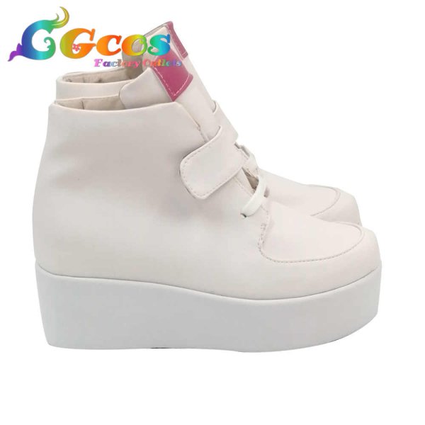 画像2: バーチャルYouTuber VTuber コスプレ靴 アザ Aza 新衣装ノースリーブ コスプレブーツ コスプレ衣装 (2)