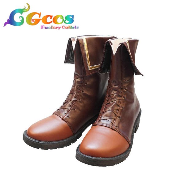 画像2: バーチャルYouTuber Vtuber コスプレ靴 大代真白 コスプレブーツ コスプレ衣装 (2)