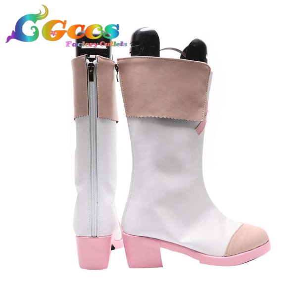 画像3: ソードアート・オンライン コスプレ靴 アスナ SAO アリブレ UNION!! コスプレブーツ コスプレ衣装 (3)