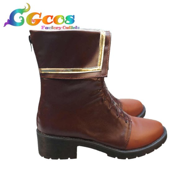 画像3: バーチャルYouTuber Vtuber コスプレ靴 大代真白 コスプレブーツ コスプレ衣装 (3)