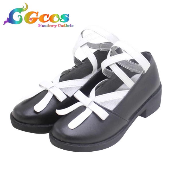 画像2: ニューダンガンロンパV3 みんなのコロシアイ新学期 コスプレ靴 東条斬美 コスプレブーツ コスプレ衣装 (2)