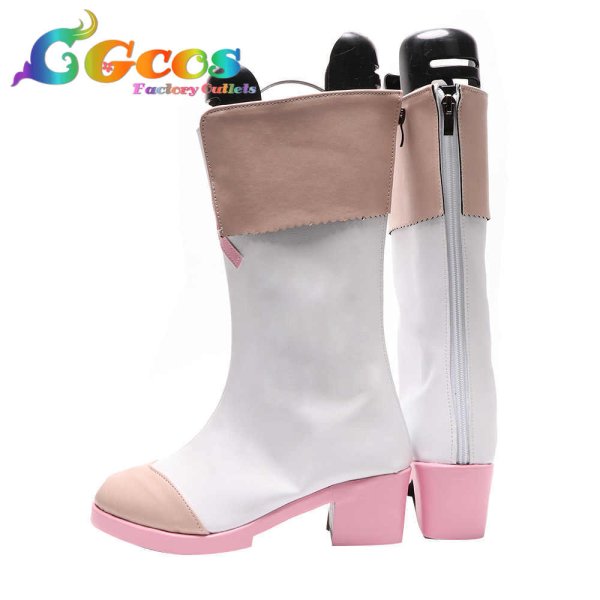 画像2: ソードアート・オンライン コスプレ靴 アスナ SAO アリブレ UNION!! コスプレブーツ コスプレ衣装 (2)