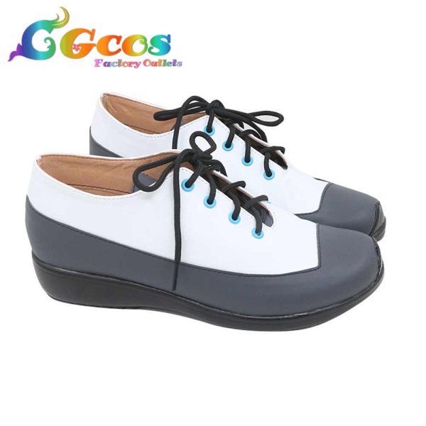 画像2: 刀剣乱舞 コスプレ靴 松井江 内番 コスプレブーツ コスプレ衣装 (2)