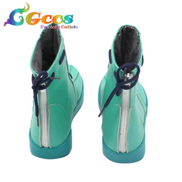 画像3: プロジェクトセカイ カラフルステージ!feat.初音ミク コスプレ靴 CHILDREN RECORD チルドレンレコード KAITO ビビッドソウル コスプレブーツ コスプレ衣装 (3)