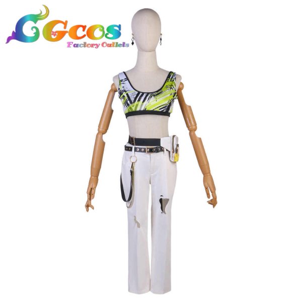 画像4: バーチャルYouTuber VTuber 獅子堂あかり コスプレ衣装 (4)