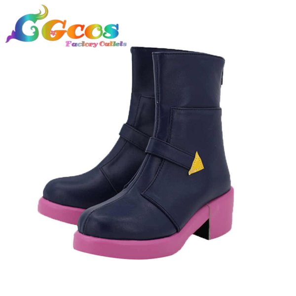 画像2: バーチャルYouTuber VTuber コスプレ靴 姫森ルーナ ブライト衣装 コスプレブーツ コスプレ衣装 (2)