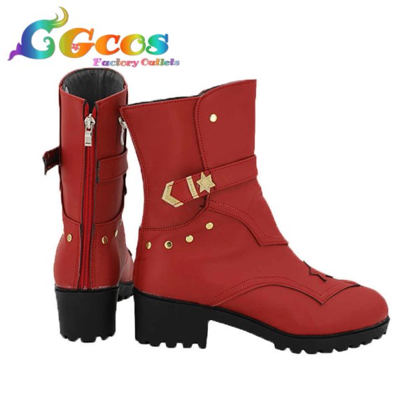 画像3: あんさんぶるスターズ! コスプレ靴 MaM with 紅月 RevolTrad〜維新伝心〜 三毛縞斑 コスプレブーツ コスプレ衣装 (3)