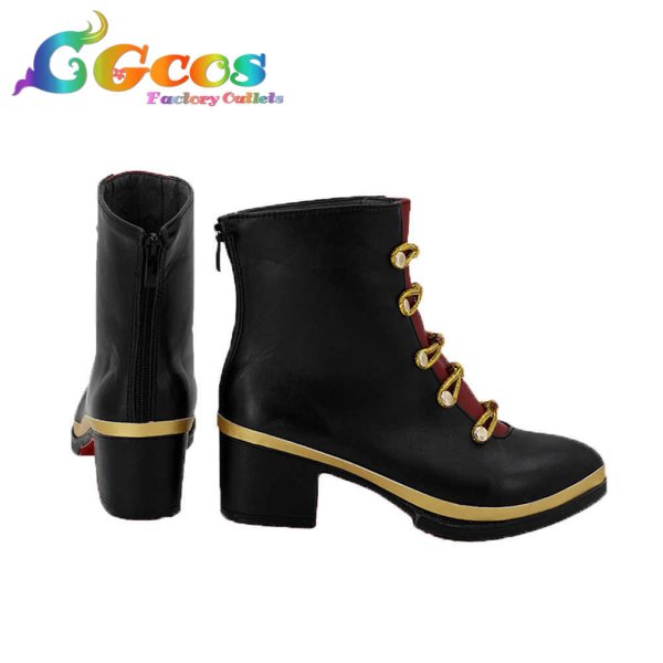 画像2: あんさんぶるスターズ! 夜空に近い場所 コスプレ靴 朔間零 コスプレブーツ コスプレ衣装 (2)