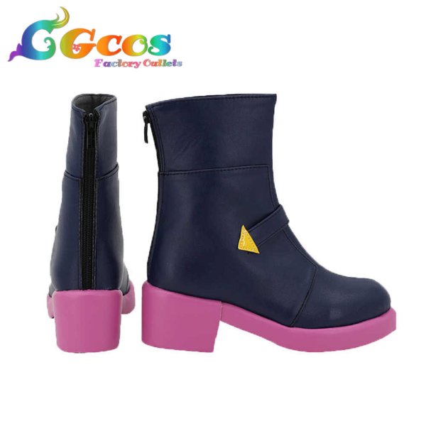 画像3: バーチャルYouTuber VTuber コスプレ靴 姫森ルーナ ブライト衣装 コスプレブーツ コスプレ衣装 (3)