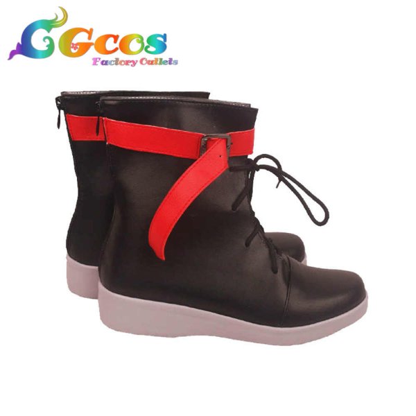 画像2: プロジェクトセカイ カラフルステージ!feat.初音ミク コスプレ靴 CHILDREN RECORD  チルドレンレコード ビビッドソウル 白石杏 コスプレブーツ コスプレ衣装 (2)