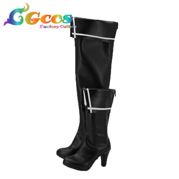 画像3: デート・ア・ライブIV コスプレ靴 本条二亜 コスプレブーツ コスプレ衣装 (3)