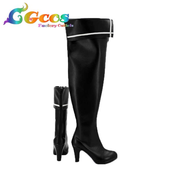 画像2: デート・ア・ライブIV コスプレ靴 本条二亜 コスプレブーツ コスプレ衣装 (2)