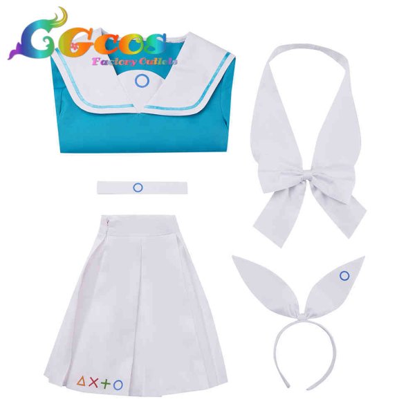 画像3: ブルーアーカイブ アロナ コスプレ衣装 (3)