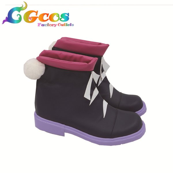 画像2: シャドウバースF コスプレ靴 乙坂シオン コスプレブーツ コスプレ衣装 (2)