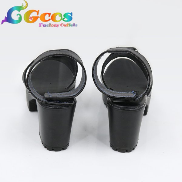 画像3: バーチャルYouTuber Vtuber コスプレ靴 弦月藤士郎 女体化 性転換 コスプレブーツ コスプレ衣装 (3)