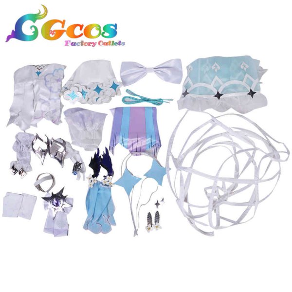 画像4: バーチャルYouTuber Vtuber Enna Alouette エナー?アールウェット 新衣装 Ethyria New Outfit Goods コスプレ衣装 (4)