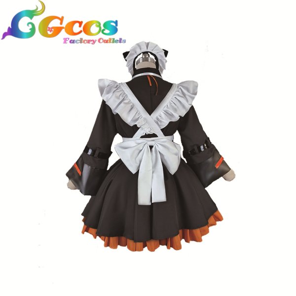 画像2: バーチャルYouTuber　VTuber　Alban Knox　アルバーン?ノックス　メイド服　女体化　性転換　コスプレ衣装 (2)