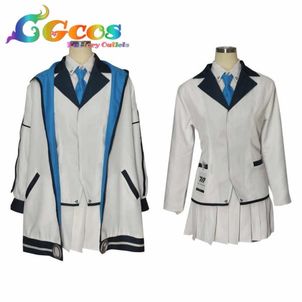画像2: ブルーアーカイブ 生塩ノア コスプレ衣装 (2)