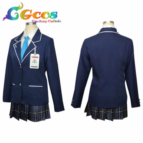 画像2: ブルーアーカイブ 黒見セリカ コスプレ衣装 (2)