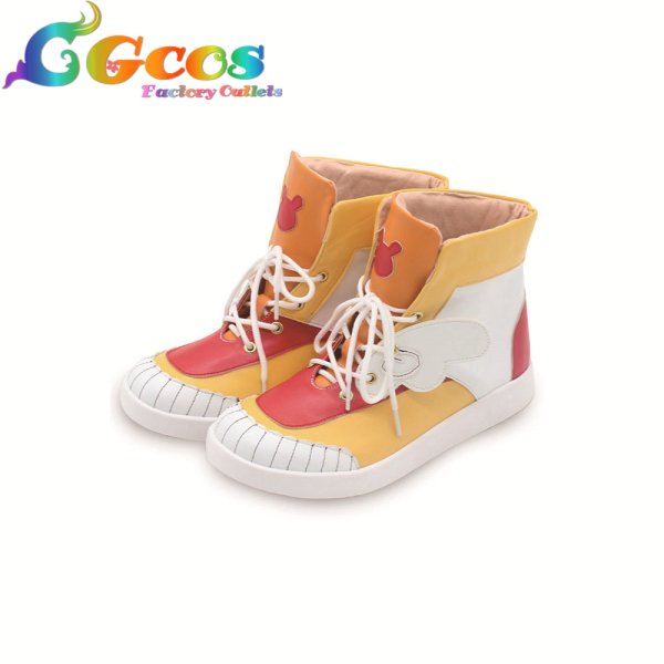 画像2: あんさんぶるスターズ! コスプレ靴 ハム太郎とっとこうた 守沢千秋 コスプレブーツ コスプレ衣装 (2)