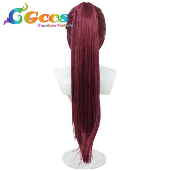 画像2: バーチャルYouTuber VTuber ウィッグ 宝鐘マリン ポニーテール コスプレ衣装 (2)