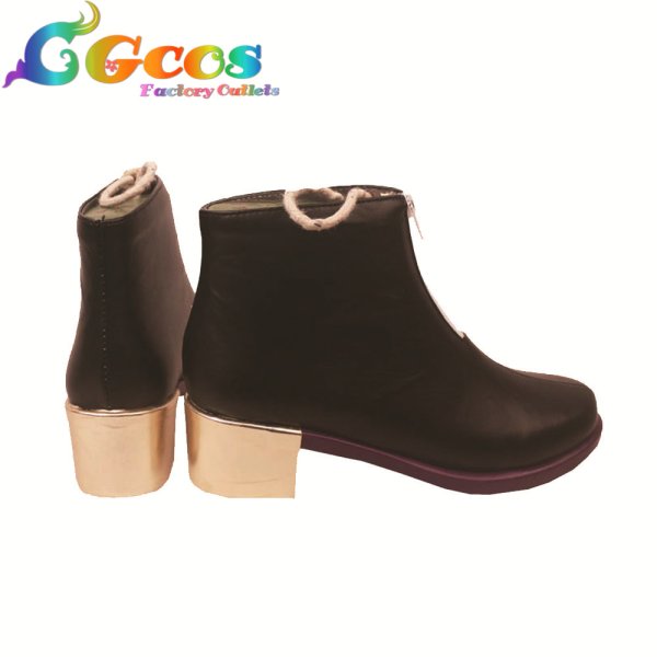 画像3: バーチャルYouTuber VTuber コスプレ靴 不破湊 和服 コスプレブーツ コスプレ衣装 (3)