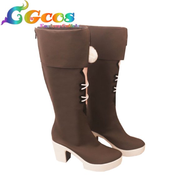 画像2: ウマ娘プリティーダービー コスプレ靴 ワンダーアキュート 勝負服 コスプレブーツ コスプレ衣装 (2)