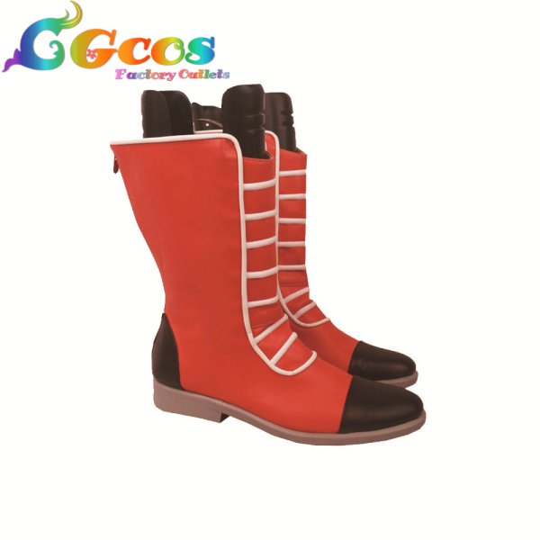 画像2: ジョジョの奇妙な冒険 コスプレ靴 音石明 コスプレブーツ コスプレ衣装 (2)