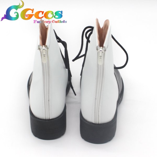 画像3: 文豪とアルケミスト 〜審判ノ歯車〜 コスプレ靴 織田作之助 コスプレブーツ コスプレ衣装 (3)