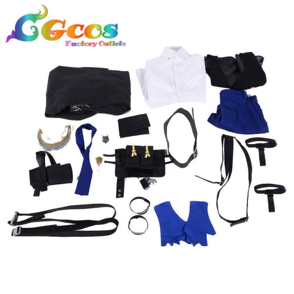 画像4: アークナイツ テキサス Texas 緘黙 コスプレ衣装 (4)