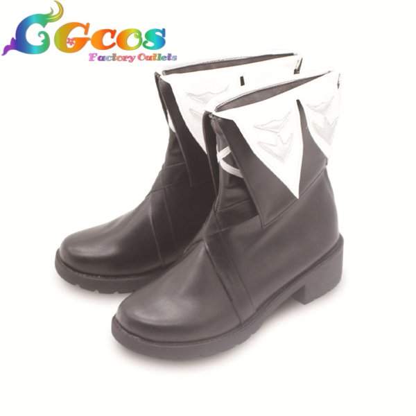 画像2: アークナイツ コスプレ靴 アイリーニ Irene コスプレブーツ コスプレ衣装 (2)